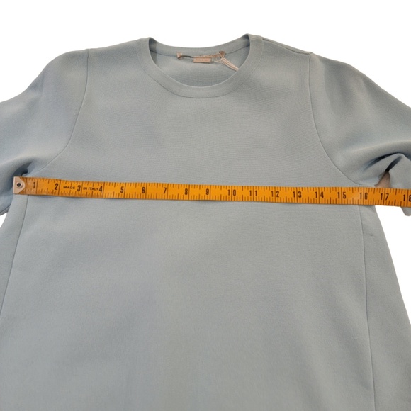 Stella McCartney Knit Short Sleeve Shirt Top Size EU 34 Blue High Low NWT NEW - Picture 13 of 15